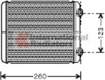 Радіатор охолодження Renault Laguna II/Vel Satis 1.6-3.5/1.9-3.0dCi 02- VAN WEZEL 43006344