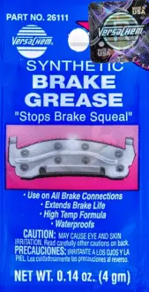 Мастило Synthetic Brake Grease для гальм 4 мл VERSACHEM 26111