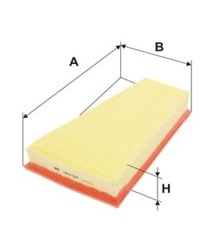 Фільтр повітряний MB A-class (W176)/B-class (W246/W242)/CLA (C117) 1.2-2.0 M270 11-19/GLA (X156) 13- FILTERS WIX WA9764