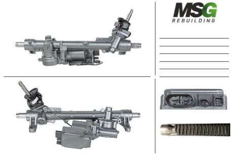 Рульова рейка з ЕПК Mercedes-Benz B-Class W242-246 11-18, Mercedes-Benz A-Class W176 12-18 Rebuilding MSG ME427.NLF0.R