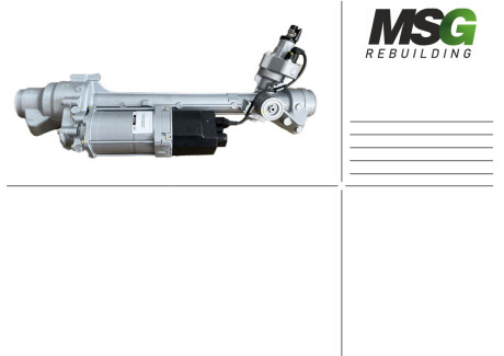 Рульова рейка з ЕПК BMW X4 F26 14-17, BMW X3 F25 10-17 LH Rebuilding MSG BW408.NLA0.R