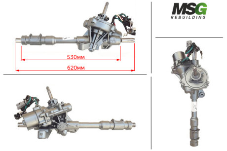 Рульова рейка з ЕПК Honda Civic 5D 05-12 Rebuilding MSG HO431.NLF0.R