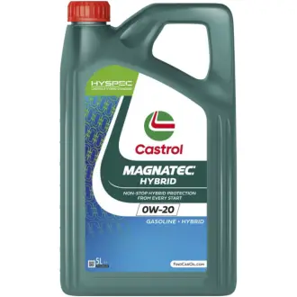 Моторное масло Magnatec Hybrid 0W-20 синтетическое 5 л CASTROL 0W20 M H 5L