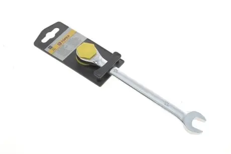 Ключ ріжково-накидний з тріскачкою 15 mm 48 зуб. L-200 mm TOPEX 35D744