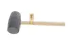 Киянка гумова з дерев\&#039;яною рукояттю (900g) TOPEX 02A347 (фото 1)