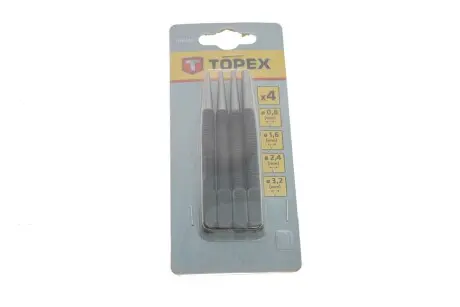 Фото запчасти Набір кернерів (4шт) TOPEX 03A440 Набір кернерів (4шт) TOPEX 03A440