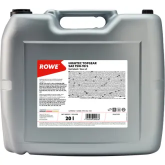 Трансмиссионное масло Hightec Topgear GL-4 GL-5 MT-1 75W-90 синтетическое 20 л ROWE 25002-0200-99
