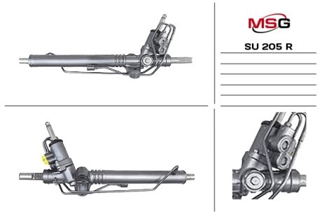 Рульова рейка з ГПК відновлена Subaru Legacy 03-09 Rebuilding MSG SU205R