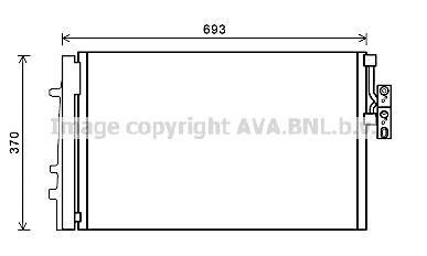 Радіатор кодиціонера AVA BWA5479D (фото 1)