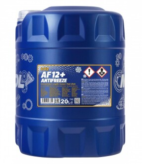 Концентрат антифризу MN Antifreeze AF 12+ Longlife чер. 20л MN4112-20 MANNOL MN411220