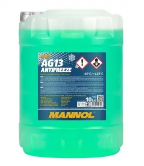 Антифриз MN Antifreeze AG 13 (-40) Hightec зел, 10л MN4013-10 MANNOL MN401310