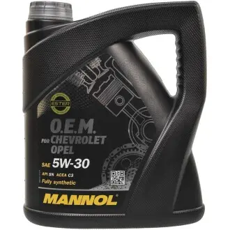 Олива моторна Energy Formula OP 5W-30 SN Plus 5L MANNOL MN77015