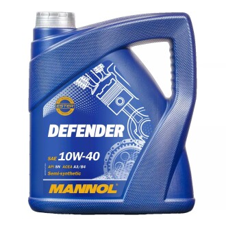 Олива моторна DEFENDER 10w-40 SN/SM/CF 4L (4 шт уп) MN7507-4 MANNOL MN75074