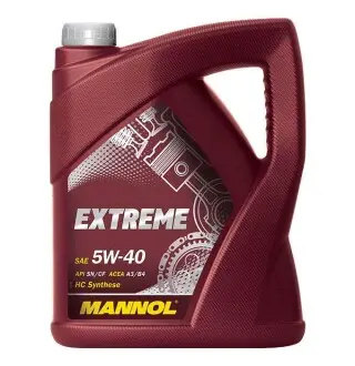 Олива моторна Extreme 5w40 SN/CF 5L (4шт/уп) MN7915-5 MANNOL MN79155