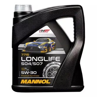 Олива моторна Longlife 504/507 5W-30 4L (4шт/уп) MN7715-4 MANNOL MN77154