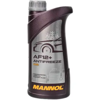 Концентрат антифриза AF12+ Longlife G12+ красный 1 л MANNOL MN41121