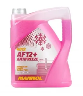 Антифриз MN Antifreeze AF 12+ (-40) Longlife чер, 5л (4шт уп) MN4012-5 MANNOL MN40125