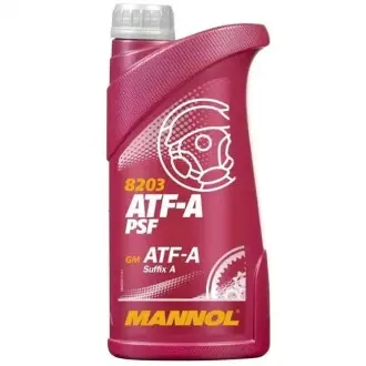 Олива гідравлічна ATF-A PSF 1L (20шт/уп) MN8203-1 MANNOL MN82031