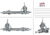 Рульова рейка з ГПК відновлена Renault Espace 02-15 Rebuilding MSG RE257R (фото 1)