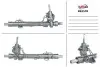 Рульова рейка з ГПК відновлена Renault Espace 02-15 Rebuilding MSG RE257R (фото 1)