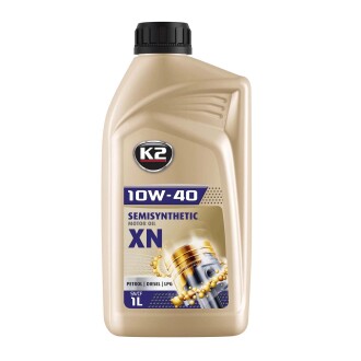 Олива моторна SEMISYNTHETIC MOTOR OIL XN 10W-40 1 л K2 O2071E