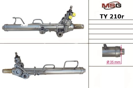 Рульова рейка з ГПК відновлена Toyota 4Runner 96-02, Toyota Land Cruiser Prado 90 96-02 Rebuilding MSG TY210R