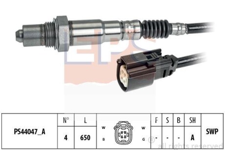 FORD Лямбда-зонд FOCUS 2.0 12-17, MONDEO V 1.0/2.0 12- EPS 1.998.366