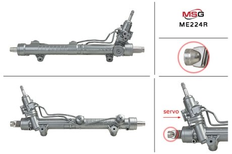 Рульова рейка з ГПК відновлена Mercedes-Benz GL X164 06-12, Mercedes-Benz ML W164 05-11 Rebuilding MSG ME224R