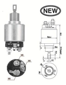 Соленоїд стартера MAGNETI MARELLI 940113050557