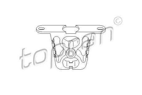 Елемент випускної системи TOPRAN 500182