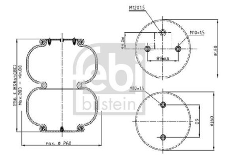 Подушка амортизуюча FEBI 39420