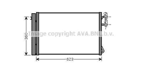 Радіатор кондиціонера COOLING AVA BWA5295D