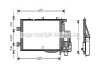Радіатор кондиціонера COOLING AVA OLA5310D (фото 1)