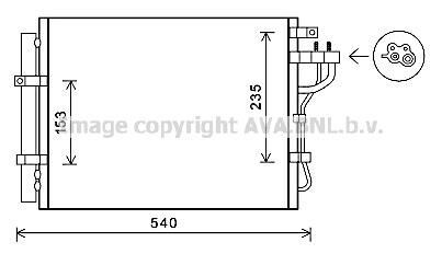 Радіатор кондиціонера COOLING AVA KA5188D