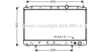 Радіатор COOLING AVA MTA2082