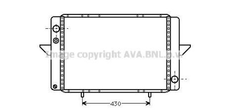 Радіатор COOLING AVA RT2107