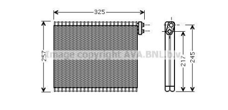 Випаровувач, кондиціонер COOLING AVA TOV484