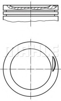 Комплект поршня MAHLE / KNECHT MAHLE\KNECHT 0308302