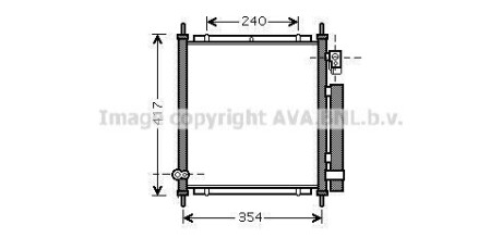 Радіатор кондиціонера COOLING AVA HD5197D (фото 1)