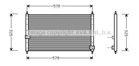 Радіатор кондиціонера COOLING AVA HD5062 (фото 1)