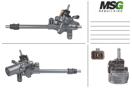 Рульова рейка з ЕПК Suzuki Swift 04-10 Rebuilding MSG SZ403.NLA0.R