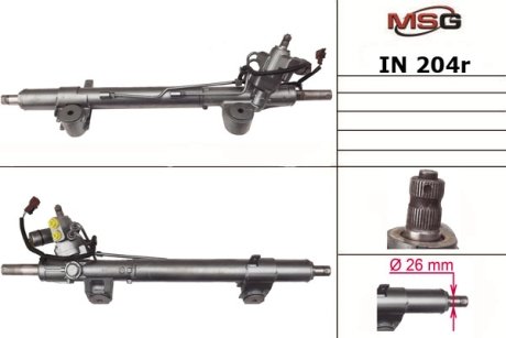 Рульова рейка з ГПК відновлена Infiniti FX/QX70 08-17, Infiniti G 07-14 Rebuilding MSG IN204R