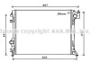 Радіатор охолодження двигуна Nissan Qashqai (13-) 1,5d 2,0i, Renault Kadjar 1,5d (15-) MT AVA DNA2421 (фото 1)