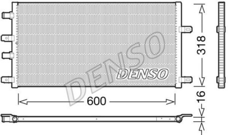 Радіатор DENSO DRM12011