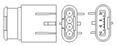 FORD Кисневий датчик (лямбда-зонд) KA 1.2 08-, FIAT, LANCIA MAGNETI MARELLI 466016355154