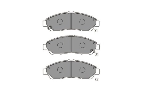 Колодки гальмівні (передні) Honda Pilot 08- KAVO PARTS KBP-2071