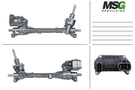 Рульова рейка з ЕПК Ford Focus III 11-18 Rebuilding MSG FO414.SLF0.R