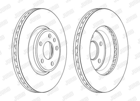 Диск гальмівний JURID 563174JC-1