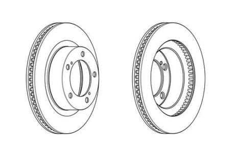 Диск гальмівний JURID 562887JC-1