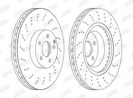 Диск гальмівний JURID 562678JC-1 (фото 1)
